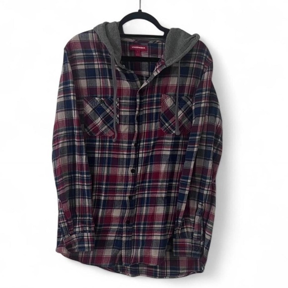 UNIONBAY Other - Union Bay Plaid Hooded Flannel Jacket